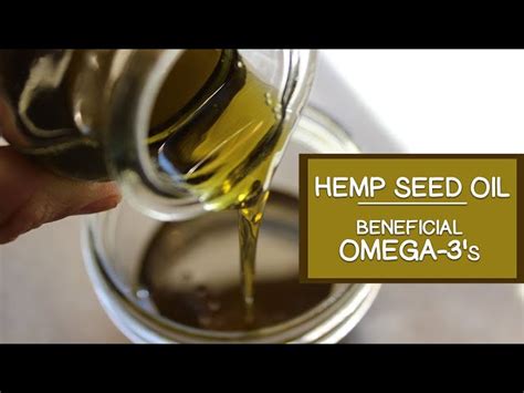 hemp seed oil omega 3.